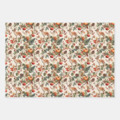 エレガント素朴ヴィンテージ ラッピングペーパーシート (正面)