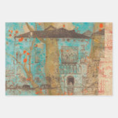 エレガント素朴ヴィンテージ ラッピングペーパーシート (正面)