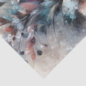 エレガント素朴冬のヴィンテージインスパイアフローラ 薄葉紙 (詳細)