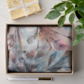 エレガント素朴冬のヴィンテージインスパイアフローラ 薄葉紙 (ギフト)