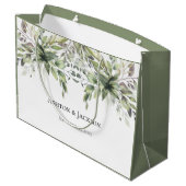 エレガント素朴名結婚 ラージペーパーバッグ (裏面アングル)