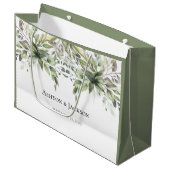 エレガント素朴名結婚 ラージペーパーバッグ (正面アングル)