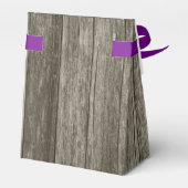 エレガント素朴木材結婚黒板 フェイバーボックス (裏面サイド)