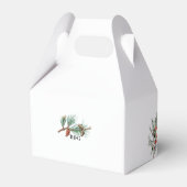 エレガント素朴松結婚灯 フェイバーボックス (裏面サイド)