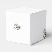 エレガント素朴松結婚灯 フェイバーボックス (裏面サイド)