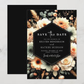 エレガント素朴桃結婚病 セーブザデート (正面/裏面)