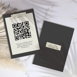 エレガント素朴結婚エンクロージャ・カード エンクロージャーカード