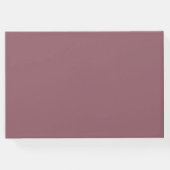 エレガント素朴花結婚の ゲストブック (裏面)