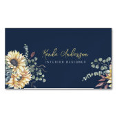 エレガント素朴花 マグネット名刺 (正面)