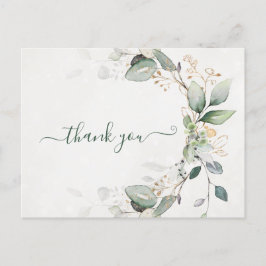 エレガント素朴金ゴールドモダン ポストカード