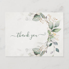 エレガント素朴金ゴールドモダン ポストカード