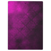 エレガント紫ガーリー幾何学 クリップボード (裏面)