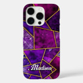 エレガント紫ガーリー幾何学 Case-Mate iPhoneケース (裏面)