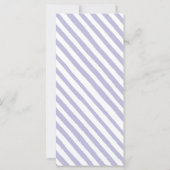 エレガント紫ラベ結婚ンダーフローラの名刺 (裏面)