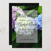 エレガント紫外フローラ結婚病 招待状 (正面/裏面)