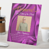 エレガント紫救Aシ結婚ート写真 台座サイン (インサイチュ)