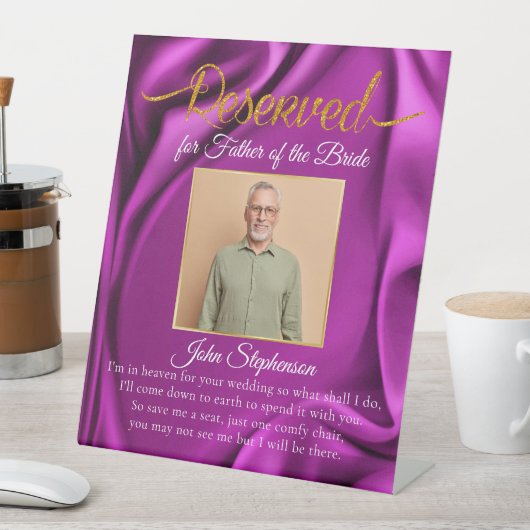 エレガント紫救Aシ結婚ート写真 台座サイン (インサイチュ)