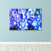 エレガント紫紫紫紫紫紫紫紫紫紫紫紫紫紫紫紫紫紫紫花フローラ キャンバスプリント (インサイチュ (ウッドフロア))