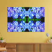 エレガント紫紫紫紫紫紫紫紫紫紫紫紫紫紫紫紫紫紫紫花フローラ キャンバスプリント (インサイチュ (リビング))