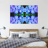 エレガント紫紫紫紫紫紫紫紫紫紫紫紫紫紫紫紫紫紫紫花フローラ キャンバスプリント (インサイチュ (寝室))