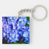 エレガント紫紫紫紫紫紫紫紫紫紫紫紫紫紫紫紫紫紫紫花フローラ キーホルダー (裏面)
