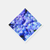 エレガント紫紫紫紫紫紫紫紫紫紫紫紫紫紫紫紫紫紫紫花フローラ スタンダードカクテルナプキン (角)