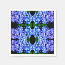 エレガント紫紫紫紫紫紫紫紫紫紫紫紫紫紫紫紫紫紫紫花フローラ スタンダードカクテルナプキン