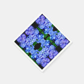 エレガント紫紫紫紫紫紫紫紫紫紫紫紫紫紫紫紫紫紫紫花フローラ スタンダードカクテルナプキン (角)