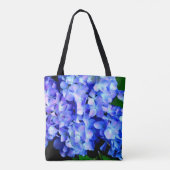 エレガント紫紫紫紫紫紫紫紫紫紫紫紫紫紫紫紫紫紫紫花フローラ トートバッグ (裏面)