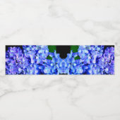 エレガント紫紫紫紫紫紫紫紫紫紫紫紫紫紫紫紫紫紫紫花フローラ ペットボトルラベル (シングルラベル)