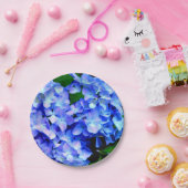 エレガント紫紫紫紫紫紫紫紫紫紫紫紫紫紫紫紫紫紫紫花フローラ ペーパープレート (パーティー)