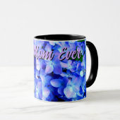 エレガント紫紫紫紫紫紫紫紫紫紫紫紫紫紫紫紫紫紫紫花フローラ マグカップ (正面右)