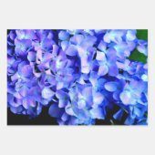 エレガント紫紫紫紫紫紫紫紫紫紫紫紫紫紫紫紫紫紫紫花フローラ ラッピングペーパーシート (正面2)