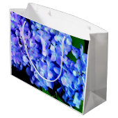 エレガント紫紫紫紫紫紫紫紫紫紫紫紫紫紫紫紫紫紫紫花フローラ ラージペーパーバッグ (裏面アングル)