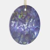 エレガント紫紫紫紫紫紫紫紫紫陽花 セラミックオーナメント (右)