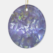 エレガント紫紫紫紫紫紫紫紫紫陽花 セラミックオーナメント (左)
