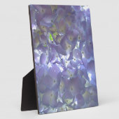 エレガント紫紫紫紫紫紫紫紫紫陽花 フォトプラーク (側面)