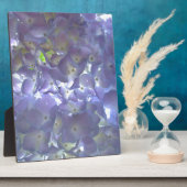 エレガント紫紫紫紫紫紫紫紫紫陽花 フォトプラーク (側面)