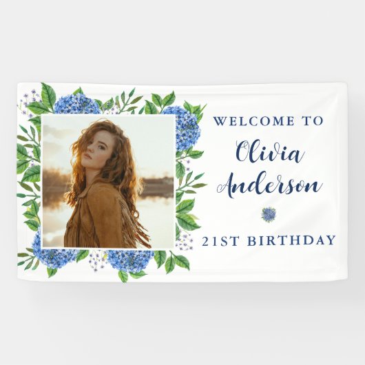 エレガント紫陽花カスタムパーティー写真21日 横断幕 (横)