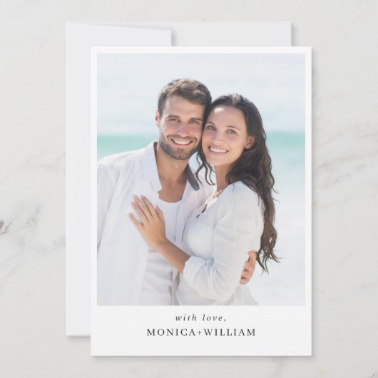 エレガント紫陽花フローラ結婚の写真 セーブザデート (裏面)