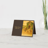 エレガント紫陽花結婚タイポグラフィ サンキューカード (正面)