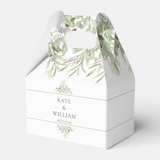 エレガント結婚ありがとう フェイバーボックス (正面サイド)