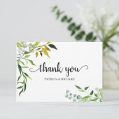 エレガント結婚ありがとう 出欠カード (スタンド正面)