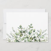 エレガント結婚ありがとう 招待状 (裏面)