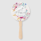 エレガント結婚たった今結婚しました |ハンドファン ハンドファン (正面)