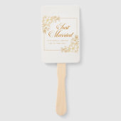 エレガント結婚たった今結婚しました |ハンドファン ハンドファン (正面)