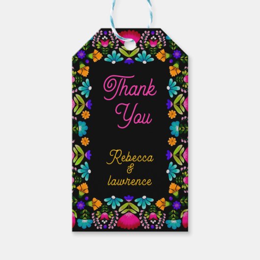 エレガント結婚の ギフトタグ (正面)