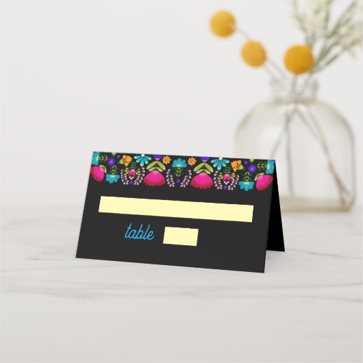 エレガント結婚の プレイスカード (正面)