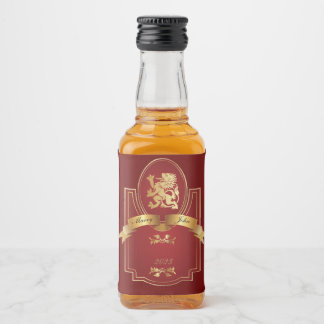 エレガント結婚の リキュールボトルラベル