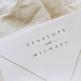 エレガント結婚タイポグラフィ ラバースタンプ